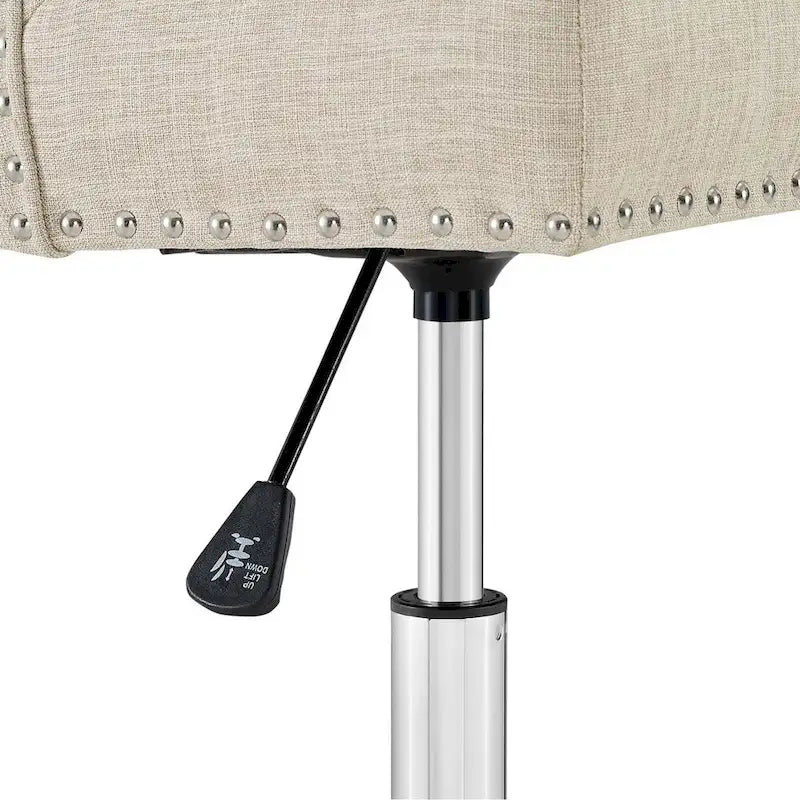 Carson Carrington Lagefors Tufted Swivel Upholstered Fabric Office Chair