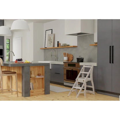 Carolina Living Folding Library Chair - Antique White