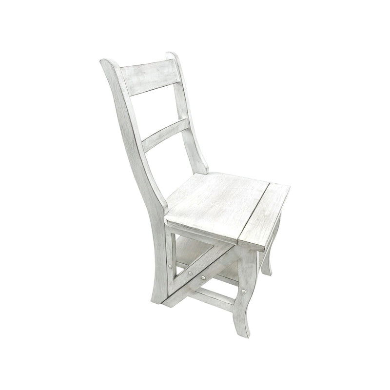 Carolina Living Folding Library Chair - Antique White