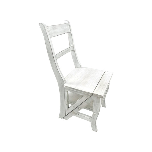 Carolina Living Folding Library Chair - Antique White