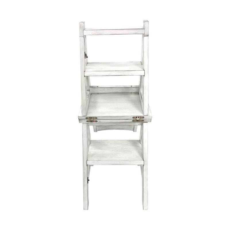Carolina Living Folding Library Chair - Antique White