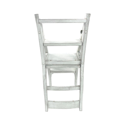 Carolina Living Folding Library Chair - Antique White