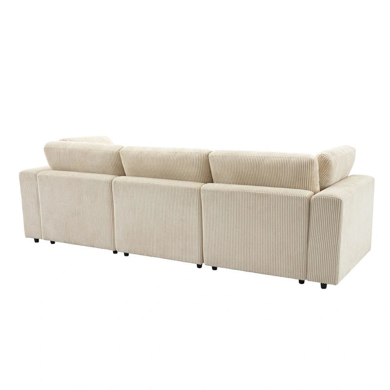 105 3 Seater Sofa with Removable Back Cushions and 5 Pillows