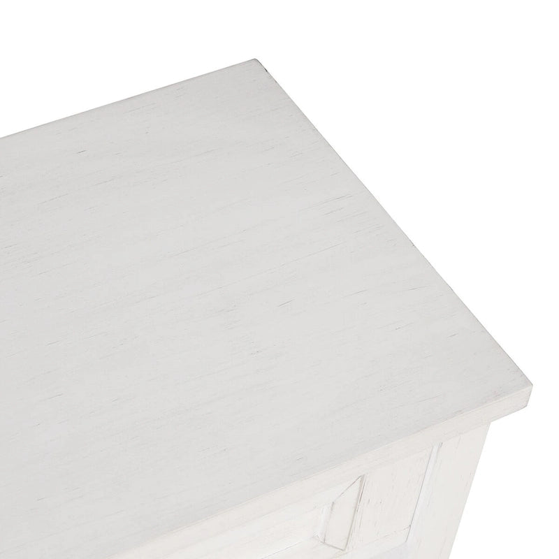 36 Farmhouse Pine Wood Console Table Entry Sofa Table with 4 Drawers & 1 Storage Shelf