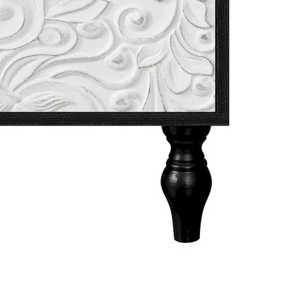 Carved Symmetrical Design Door Sideboard