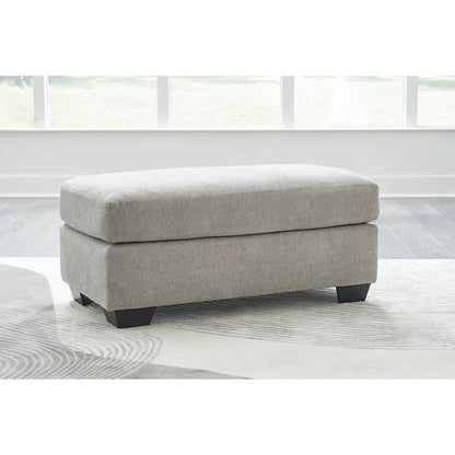 Signature Design by Ashley Avenal Park Gray Ottoman