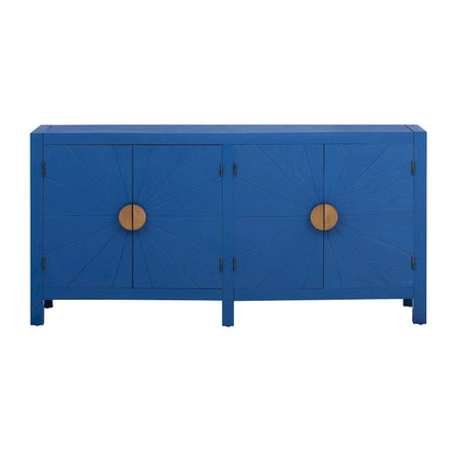 Ash Veneer 60 Sideboard Cabinet with Adjustable Shelves