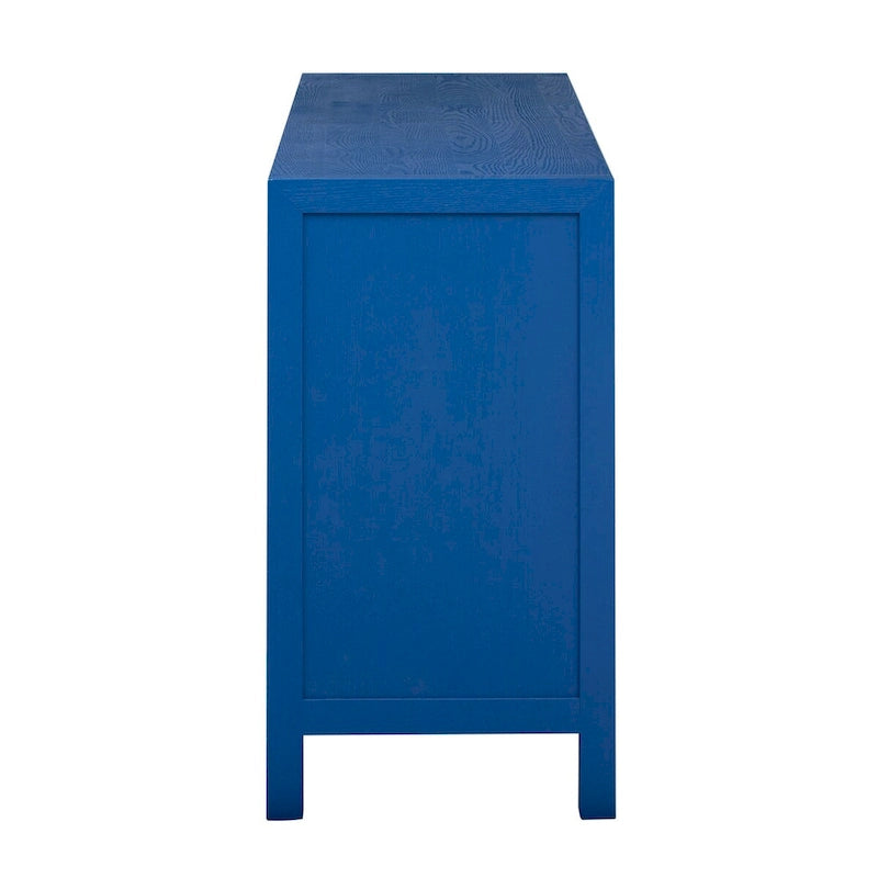 Ash Veneer 60 Sideboard Cabinet with Adjustable Shelves