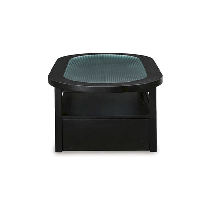 Signature Design by Ashley Winbardi Black/Gray Coffee Table - 52 W x 28 D x 18.25 H