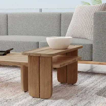Classic Home Hudson 31 Teak Wood Outdoor Coffee Table