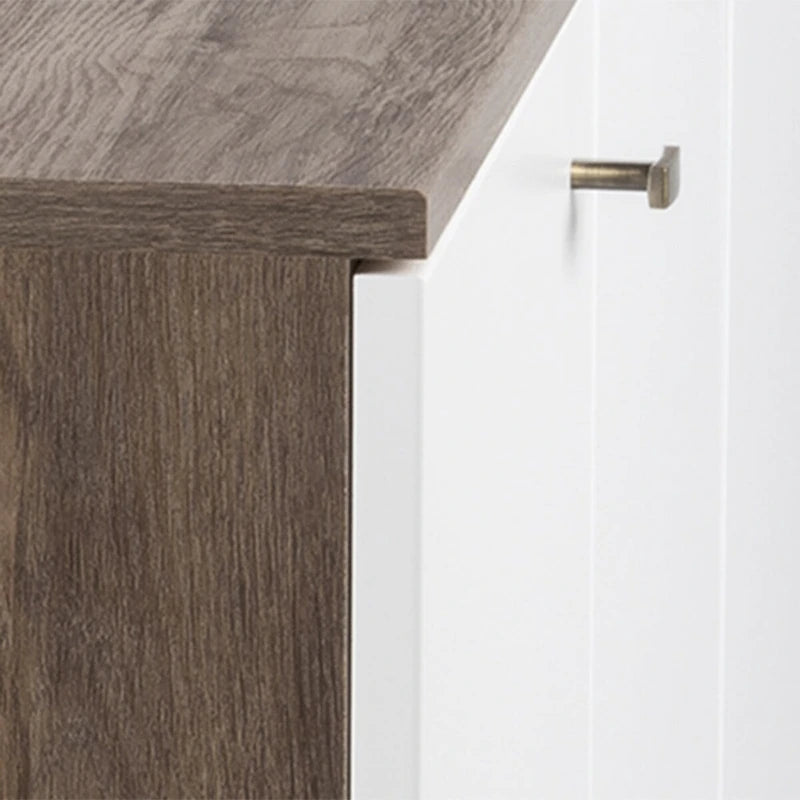 Prepac Milo Mid-Century Modern 4-Door Buffet - 64 W x 32 H x 16 D