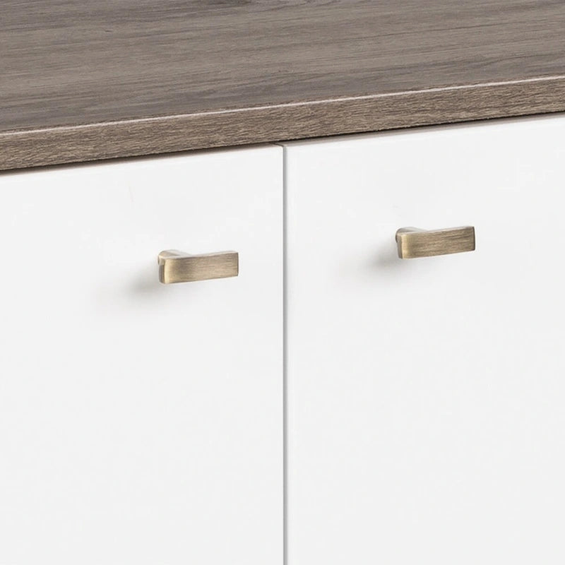 Prepac Milo Mid-Century Modern 4-Door Buffet - 64 W x 32 H x 16 D