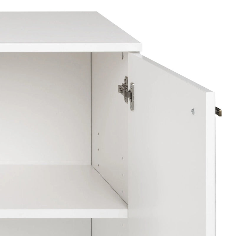 Prepac Milo Mid-Century Modern 4-Door Buffet - 64 W x 32 H x 16 D