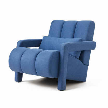 28H Modern Upholstered Accent Chair with a Pillow