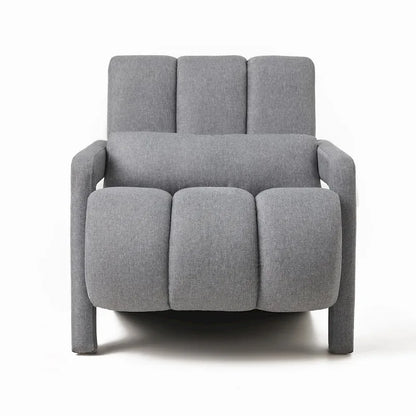 28H Modern Upholstered Accent Chair with a Pillow