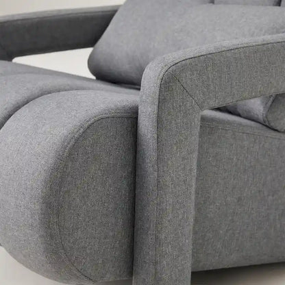 28H Modern Upholstered Accent Chair with a Pillow