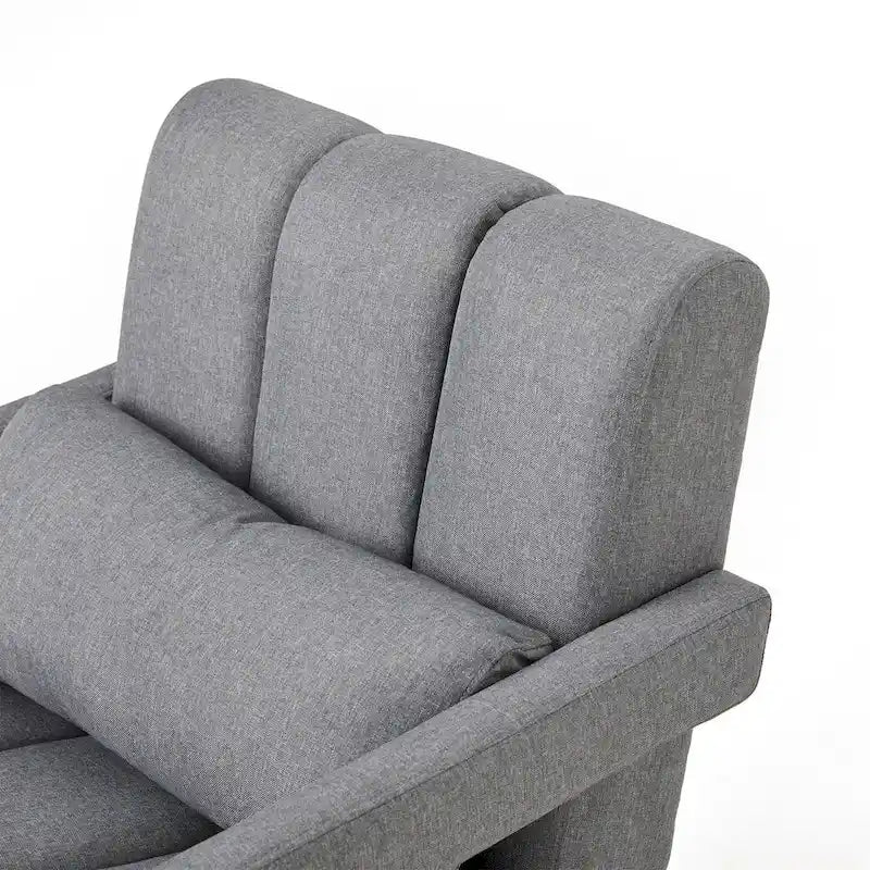 28H Modern Upholstered Accent Chair with a Pillow