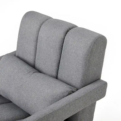 28H Modern Upholstered Accent Chair with a Pillow