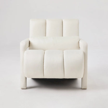 28H Modern Upholstered Accent Chair with a Pillow
