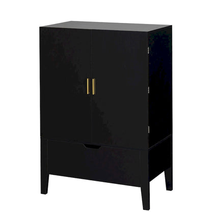 Sideboard Cabinet with Wine Racks & Stemware Holder for hallways,living rooms