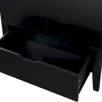 Sideboard Cabinet with Wine Racks & Stemware Holder for hallways,living rooms