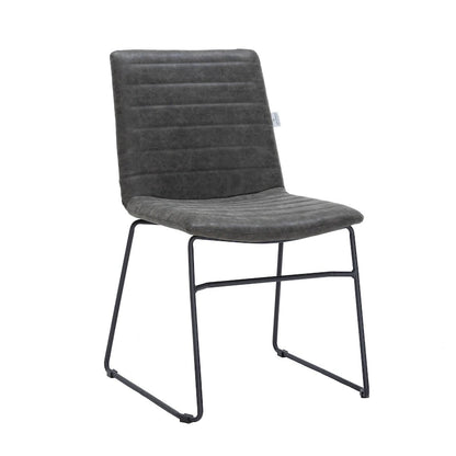 Leather Polyester Office Chair with Stainless Steel Base Zylar Series