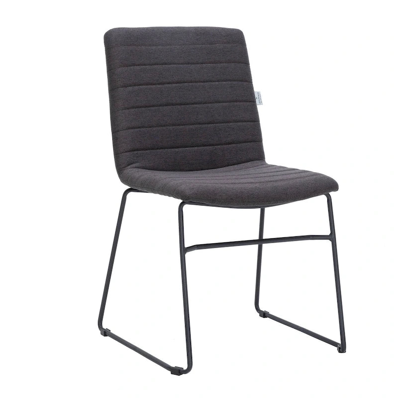 Leather Polyester Office Chair with Stainless Steel Base Zylar Series