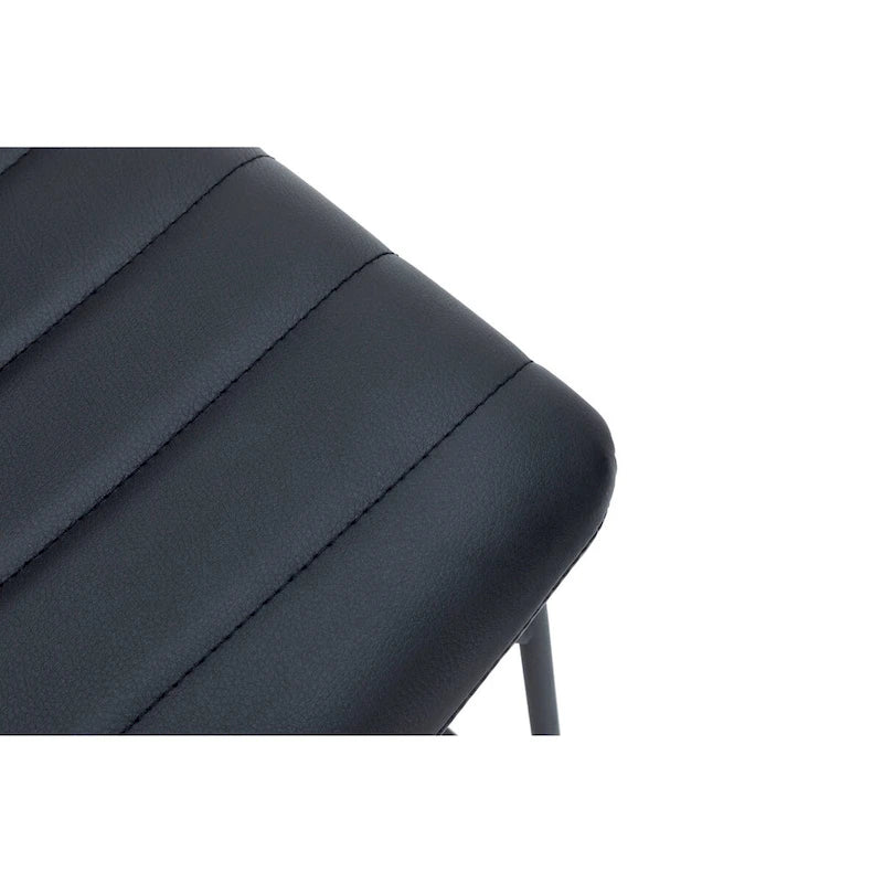 Leather Polyester Office Chair with Stainless Steel Base Zylar Series