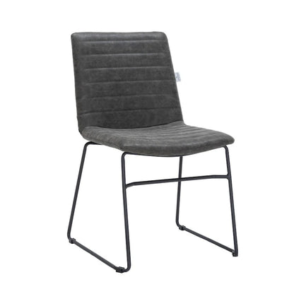 Leather Polyester Office Chair with Stainless Steel Base Zylar Series