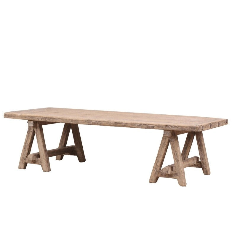 63 Long Rimini Coffee Table Weathered Natural