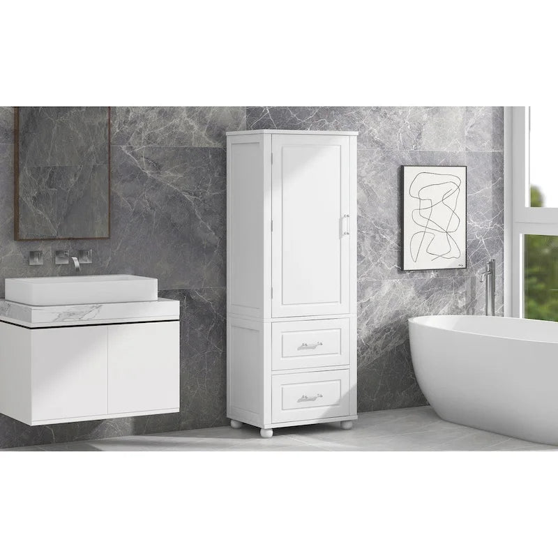 Tall Bathroom Storage Cabinet, Freestanding Storage Cabinet
