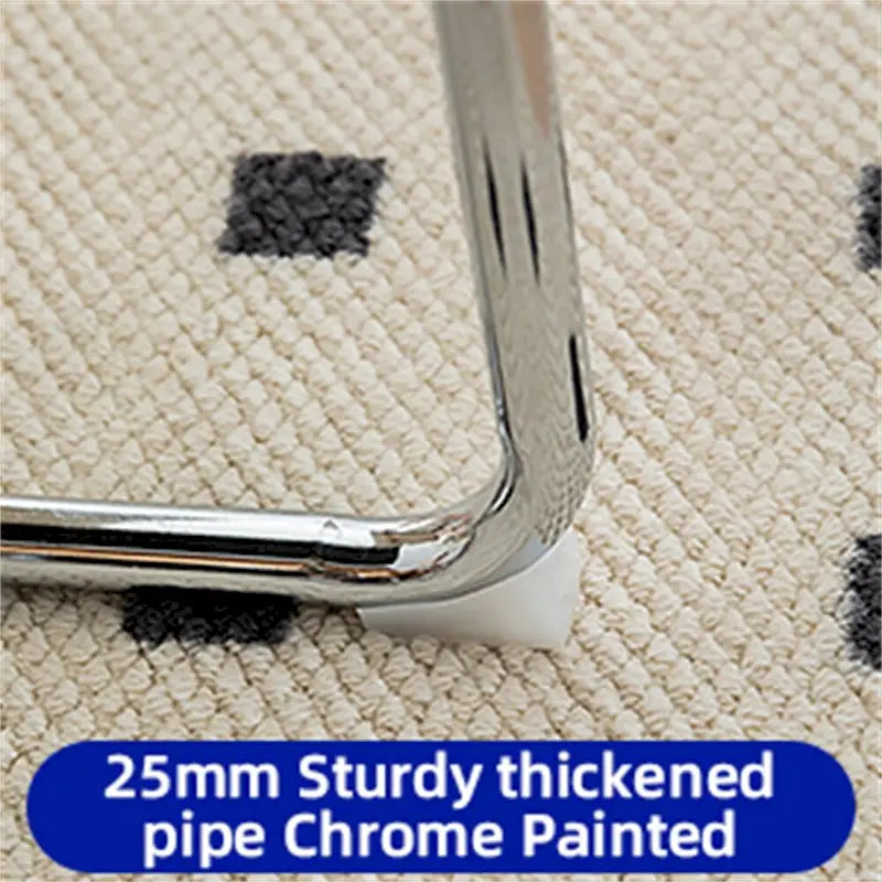 Dining Chairs,Velvet Rattan Side Accent Chairs with Chrome Legs,2 PCS