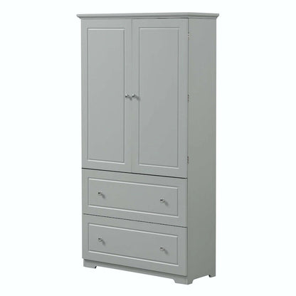 Freestanding Storage Cabinet with Two Drawers