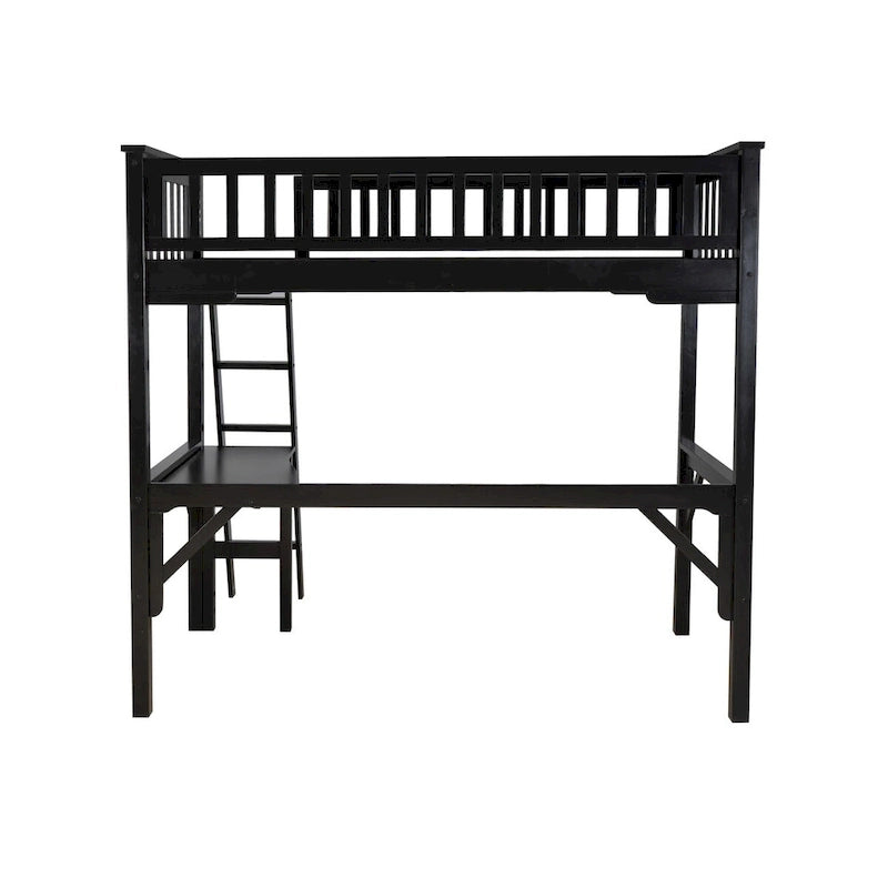Levi Wooden Twin Study Loft Bed
