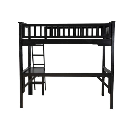 Levi Wooden Twin Study Loft Bed
