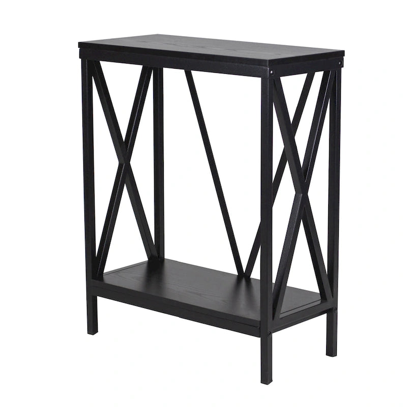 Aquatic Fundamentals 20 Gallon Steel X-Frame Aquarium Stand in Black