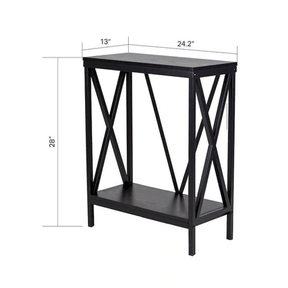 Aquatic Fundamentals 20 Gallon Steel X-Frame Aquarium Stand in Black