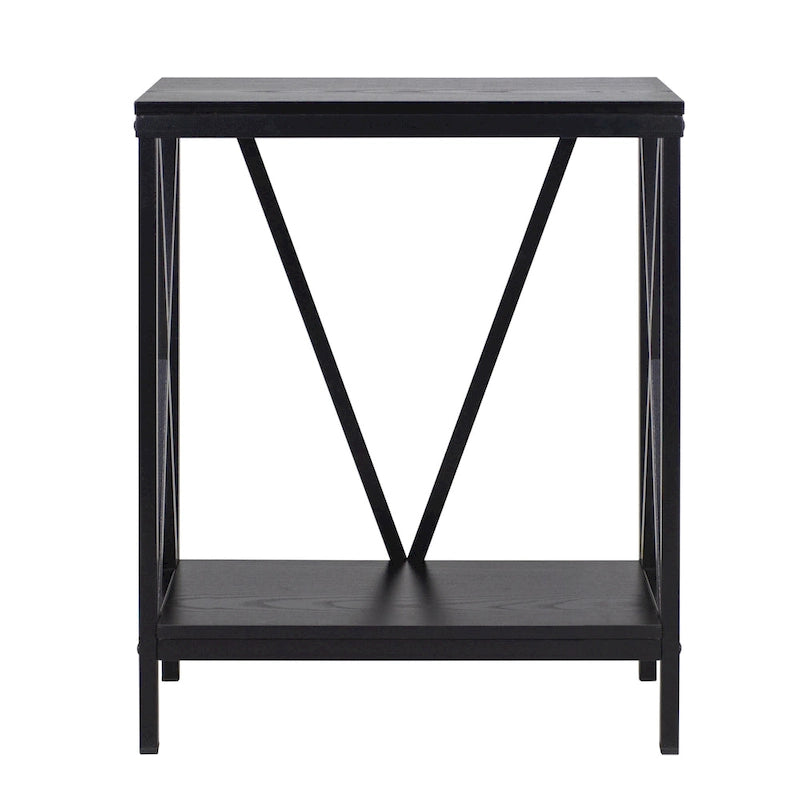 Aquatic Fundamentals 20 Gallon Steel X-Frame Aquarium Stand in Black